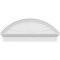 Ekena Millwork Segment Arch Sunburst Architectural Grade PVC Combination Pediment, 38"W x 16-3/8"H x 2-3/4"P PEDPC038X165SEG01 - alternate 3